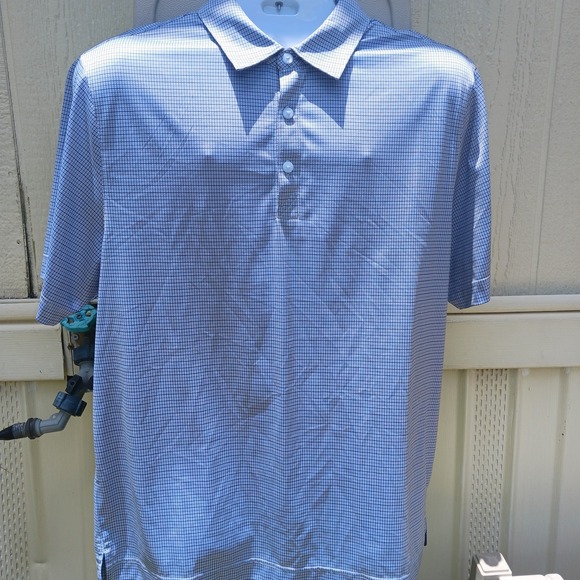CB DryTec Lady Bird Golf Course Golf Polo Wicking Breathable Men Lt Blue LG - Picture 2 of 16